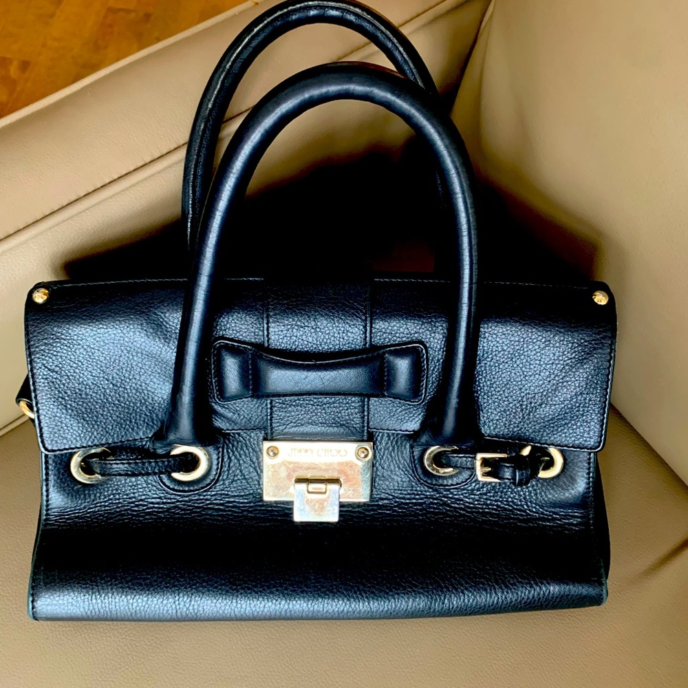 Jimmy Choo Rosalie Black Satchel